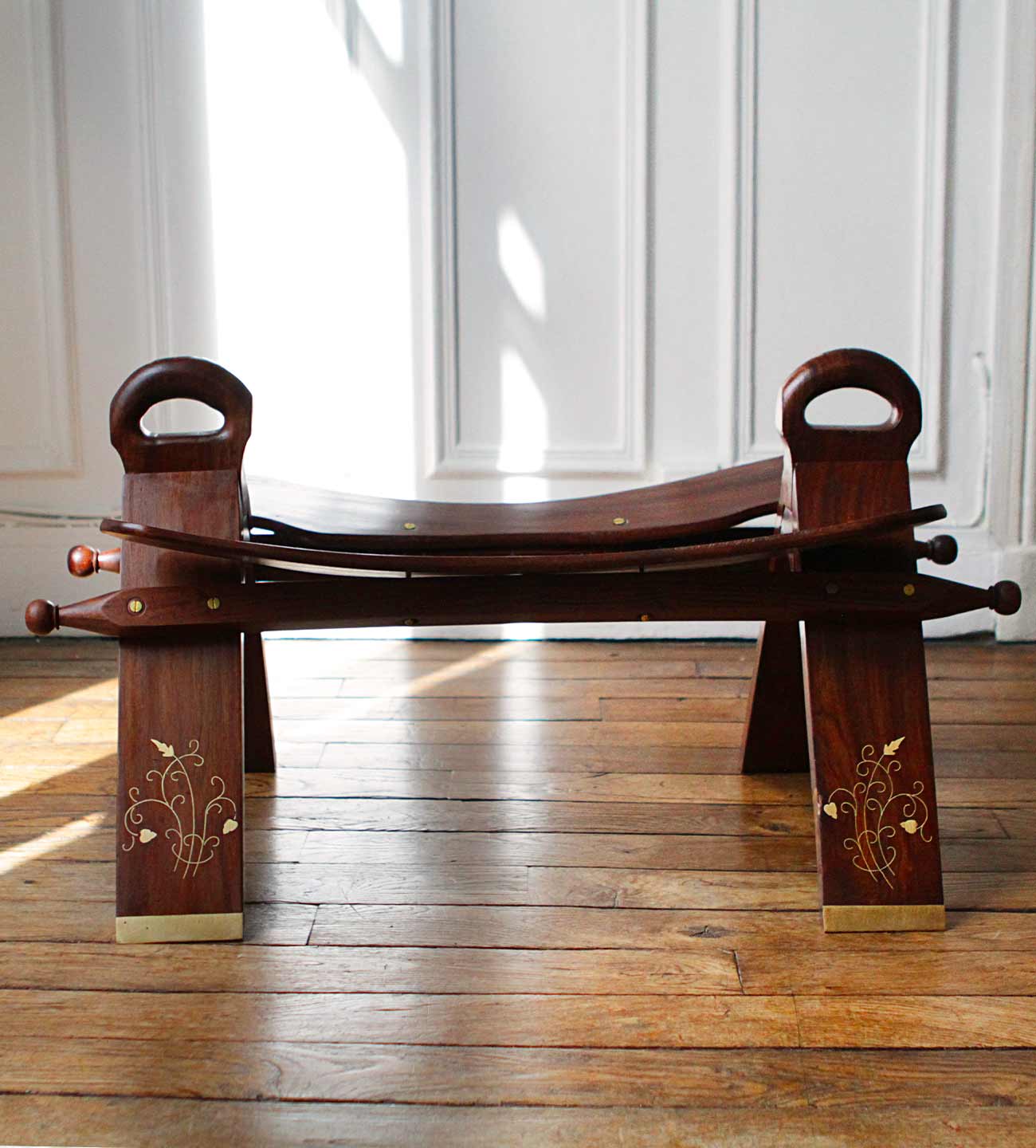 Tabouret Selle de chameaux BADAWI - Collection ADEONA